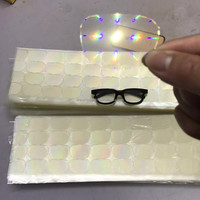 Filtre de Diffraction 3D Polarisé RP, Lentille Difflectrice, Filtre Lumineux, Filtre Effet Ciel Étoilé pour Prises de Vue à Effets Spéciaux