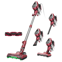 Aspirateur Filaire 600W 60 KPa, Filtre HEPA, Moteur à Balais, Cordon de 7m, Réservoir de Poussière de 1,5L, 6-en-1, Portable et Vertical, pour Poils d'Animaux et Voiture