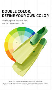 Zmzdive Profesyonel Kısa Boy Dalış Paletleri TPR Malzeme Özelleştirilebilir Serbest Dalış Paletleri Yüzme İçin - Product Image 6