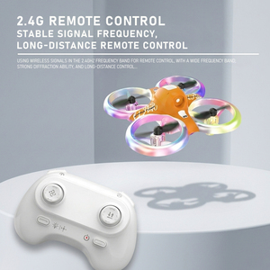 Drone avec 10 minutes d'autonomie de vol, moteur à balais, 7 modes de lumières colorées, mini drone RC pour enfants, jouet drone - Product Image 4