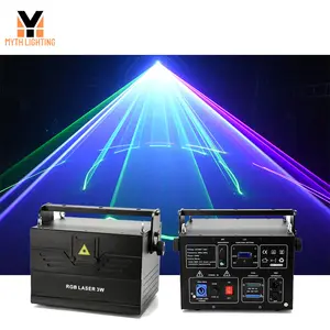 Factory price ilda laser animation pc controlled 3w 5w 10w rgb dj laser light