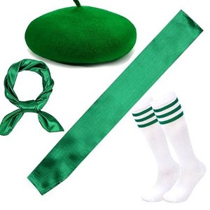 Accessoires de vêtements pour femmes fille <span class=keywords><strong>écharpe</strong></span> <span class=keywords><strong>béret</strong></span> chapeau lunettes de soleil <span class=keywords><strong>ensemble</strong></span> français rétro scène Performance fête décoration bérets ensembles - Product Image 3