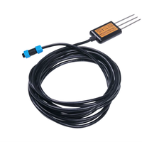Capteur EC de température d'humidité du sol industriel S-Soil MTEC-02B MODBUS-RTU RS485 connecteur d'aviation étanche pour Test