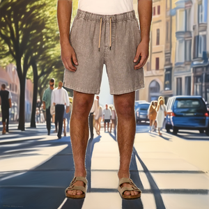 Shorts de Mezclilla para Hombre, Cintura Media, 100% Algodón, Transpirables, Ecológicos, Estilo Urbano, para Verano - Product Image 2