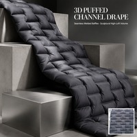 Tissu Direct Textile Mill 400T Nylon Taffetas Cannele 93GSM Respirant Anti-Duvet pour Veste de Cyclisme et Doudoune de Commuter