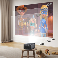 Projecteur intelligent Jenovox M3000 Pro 3+32 Go, Android 9, compatible 3D, 4K, 1080p, DLP, Beamer Changhong M3000 C300