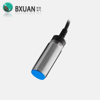 Commutateur de capteur de proximité inductif longue distance BXUAN 18mm NPN/PNP, NO/NC 12mm et 8mm Plage de détection 24V