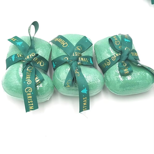 Bombes de bain effervescentes naturelles et biologiques en forme de feuille, colorées, pour Noël, en marque privée, idéales pour les cadeaux de <span class=keywords><strong>chaussettes</strong></span> - Vente chaude - Product Image 4