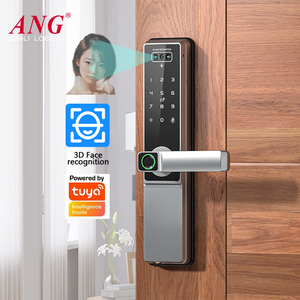 ล็อคประตูอัจฉริยะระบบจดจำใบหน้าและรหัสเจ็ด<span class=keywords><strong>ภาษา</strong></span> Tuya ไวไฟอินเตอร์คอมล็อคประตูดิจิตอลไฟฟ้าพร้อมกล้อง - Product Image 6