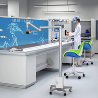 Chariots d'hôpital personnalisés chariot d'équipement médical en acier de style industriel pour l'enseignement à distance OEM/ODM pour hôtels hôpitaux