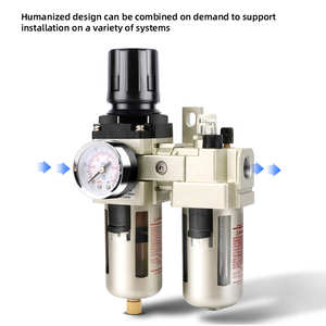 Unidad de tratamiento de fuente de aire neumática FRL combinación regulador de filtro de aire lubricador de aceite regulador SMC piezas de regulador de CA - Product Image 5