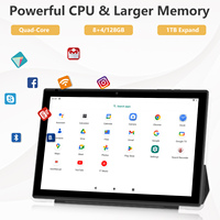 Bon marché Android 15.0 éducatif OEM WIFI 6 Go + 12 Go de RAM 128 Go de ROM Tablette de jeu de 10 pouces Tablette