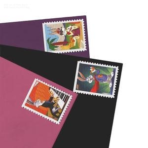 Álbum de <span class=keywords><strong>Sellos</strong></span> <span class=keywords><strong>Postales</strong></span> de 100 Países, Incluyendo Estados Unidos, con Diseño de Bugs Bunny, Etiquetas <span class=keywords><strong>Postales</strong></span> de 2020 - Product Image 1