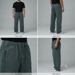 Custom High Quality Loose Fit Women's Streetwear Sweatpants Baggy High-Waisted Design Anti-Wrinkle Print Casual Winter <b>Pants</b> - Product Image 2
