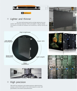 P3.91 Advertising Indoor/Outdoor LED Display Rental Background <b>Screen</b> Easy Installation Digital LED Video <b>Wall</b> - Product Image 4