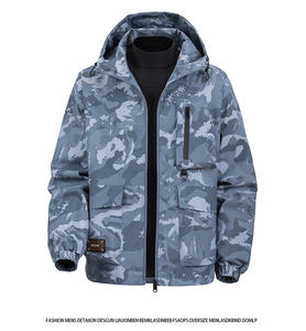 Chaqueta Blusón de Camuflaje Vintage para Hombre, Nueva Temporada de Invierno, 100% Poliéster, Moderna, Elegante, Versátil, Lista para Actividades al Aire Libre, Informal - Product Image 4