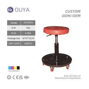 <span class=keywords><strong>Tabouret</strong></span> pivotant en acier à hauteur réglable, confortable pour s'asseoir longtemps - Product Image 1