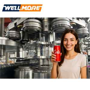 Fabrika fiyat otomatik Can dolum makinesi gazlı içecek makinesi ve enerji içecek üretim hattı - Product Image 3