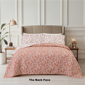 <span class=keywords><strong>Set</strong></span> Sprei Jacquard Katun  Sprei Bolak-Balik untuk Semua Musim, <span class=keywords><strong>Set</strong></span> Selimut Dua Sisi - Product Image 4