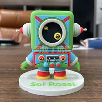 Kinqee – Nouveaux figurines PVC sur le thème des animaux en forme de robot, avec design personnalisé – Jouet surprise en boîte mystère