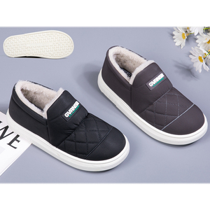 Vente en gros <span class=keywords><strong>de</strong></span> pantoufles en coton <span class=keywords><strong>de</strong></span> haute qualité pour hommes, chaussures <span class=keywords><strong>de</strong></span> marche d'extérieur décontractées et antidérapantes pour papa ou vieil homme - Product Image 1