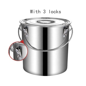 Bac à soupe droit épaissi en acier inoxydable, pot à soupe de grande qualité, pédale pour la cuisine - Product Image 6