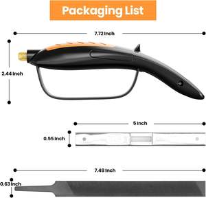 Afilador de cuchillos doméstico de mano portátil 2025, afila cuchillos dentados de manera eficiente, <span class=keywords><strong>tijeras</strong></span>, cuchillos de anzuelo <span class=keywords><strong>para</strong></span> uso en exteriores - Product Image 6