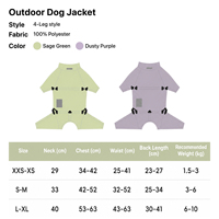 Veste de pluie pour chien à 4 pattes, imperméable, coupe-vent, réfléchissante, en satin, ajustable, toutes saisons, logo personnalisé