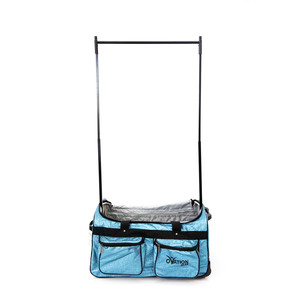 Échantillon gratuit d'énormes vêtements suspendus pour les longs voyages sur les sacs polochons Sacs de voyage pour vêtements Sac de danse à roulettes avec porte-vêtements - Product Image 4