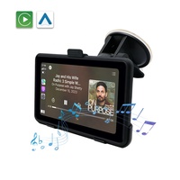 Sistema Multimedia Portátil con Pantalla Táctil Carplay de 7 Pulgadas, Conexión Bluetooth, Navegación, Reproductor de Música