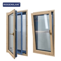 Ventanas Abatibles Rogenilan Modernas con Rotura de Puente Térmico, Triple Acristalamiento, Vidrio Low-E, Multicavitación, de Aluminio y PVC Coextruido