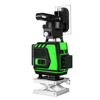 Niveau laser vert 4D 8 lignes CAMPEGGI JRT-LL16, double usage infrarouge, haute précision, alimenté par batterie, pour la construction industrielle et le bricolage