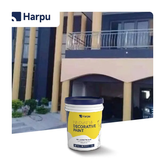 Pintura de textura de la marca Harpu, pintura de pared interior y exterior, pintura gamazine