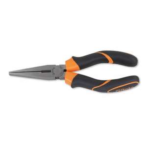 BETA - 011629266 Alicates de Punta moleteada plana extralargos con mangos bi-material y acabado industrial (paquete múltiple) - Product Image 1