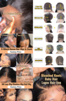 Pelucas de Cabello Humano de Doble Trama, Rizado Pixie, con Encaje Frontal, Cabello Virgen Vietnamita SDD, Densidad Completa, Color Marrón Chocolate para Mujeres