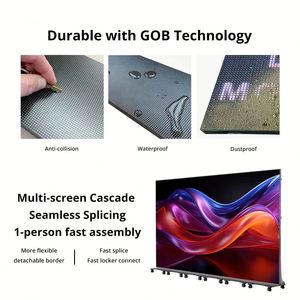 83 pouces 70 pouces Cj Next Portable P1.5 P1.8 P2.5 Gob numérique Led affiche écran d'affichage intérieur Portable Led mur vidéo - Product Image 4