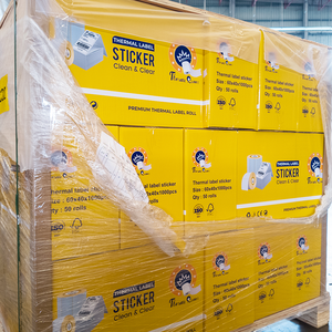 Sailing 100X150 Waterproof 500 6000 4X6 Sticker 4*6Inch <b>Thermal</b> Labels 100X150Mm Fanfold - Product Image 6