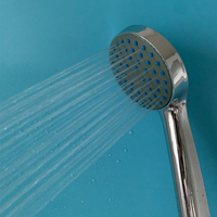 Pommeau de douche à main chromé avec nouveaux modes de pulvérisation haute pression et aucune sensation de picotement pour la salle de bain