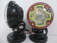 12V LED Moto Phare Scooter Brouillard Projecteur Moto ATV Feux Diurnes Voiture DRL Tête Lampe Spot Lumière