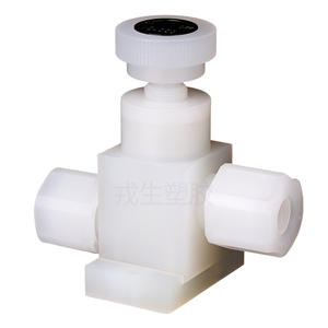 Conector Directo de Válvula de Aguja de PVDF, Accesorio de Tubería Recta de Plástico para Tuberías de Agua Blanda y Gas, Conector Universal Reforzado - Product Image 1