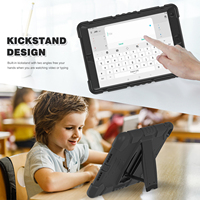 Coque de protection pour tablette iPad 10.2 7e 8e 9e génération avec béquille en silicone pour enfants, vente chaude