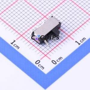 MK-22D12-G2 Slide Switch SMD Switch Double Pole Double Throw Rectangle Pin Header Gull Wing Type 9.1mm - Product Image 1