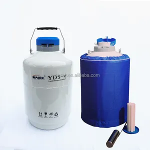 Freeze sheep cow embryo cell semen storage flasks 6liter nitrogen semen tank