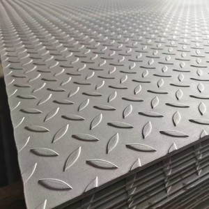 ألواح فولاذية كربونية A36 مدرفلة على الساخن غير قابلة للانزلاق، سماكة 2-3 مم، Q235/Q345 للاستخدام في البناء مع خدمة القطع - Product Image 3