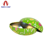 Boîte en métal pour bonbons au chocolat NICE-CAN, emballage alimentaire, impression florale personnalisée, boîte en métal pour œufs de Pâques