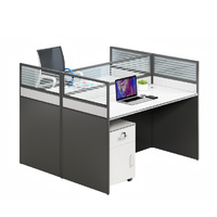 Estación de Trabajo para Oficina, Escritorio para Computadora, Moderno, de Madera, con Separación para Empleados, Juego de Muebles de Oficina Ejecutivos, Venta al Por Mayor