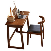 Bureau en bois massif simple et moderne minimaliste, table étroite de 45 cm de large pour petit appartement, étudiant, maison, étude, chambre, ordinateur, bureau