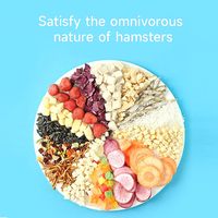 YEE Vente en gros de nourriture pour hamsters sans céréales, riche en protéines, friandises à la viande pour petits animaux