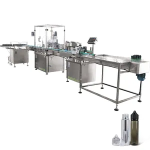 Automatic Bottling Eye Dropper Chubby Gorrila Bottle 10-100ml Liquid Filling Capping Machine for Packaging Line