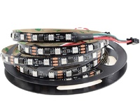 Bande lumineuse RGB led flexible, 5050, adressable, WS2811, 5m 12V 24v, 300 diodes, couleur de rêve